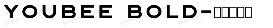 Youbee Bold字体转换